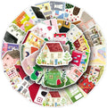 Cute Cartoon House Stickers for Journaling by Unknown