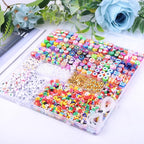 2880pcs Polymer Clay Beads Bracelet Making kit, Cute Fun Beads Sport Ball Fruit - Image 5