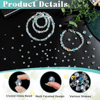 636Pcs Glass Beads for Jewelry Making, AB Color - Image 6