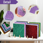 Glitter Acrylic Sheets, 2 Pack | 1/8 in Thick, Cast Sparkly, - Image 3