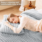 CozyLux Fluffy Queen Comforter Set - Image 8