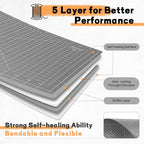 Premium 24" x 36" Large Self Healing Sewing Mat, 5-Ply Rotary Cutting Mat - Image 4