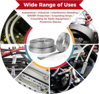 Tinned Copper Braid Wire Shielding Ground Strap Metal Cable Sleeve Expandable - Image 9