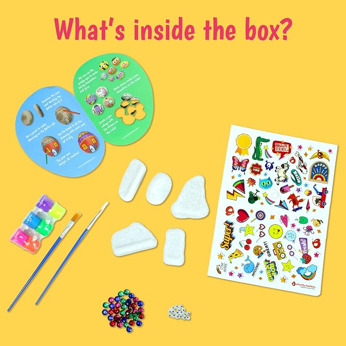 Butterfly EduFields Rock Painting Kit | DIY Art Craft Supplies - Image 7