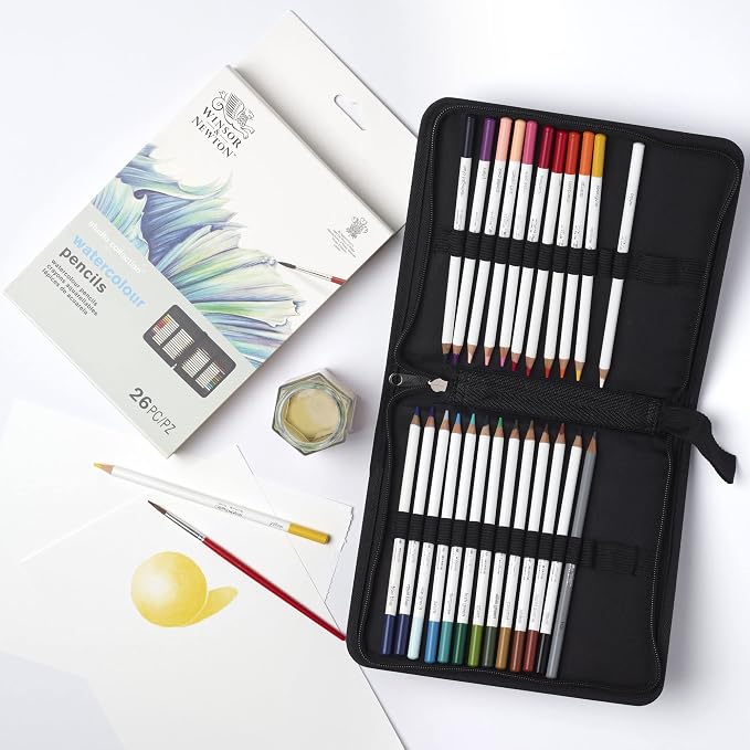 Winsor & Newton Studio Collection Artist Pencils, Watercolor Pencil Wallet - Image 6