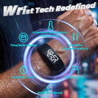 Vibrating Alarm Clock Watch Silent Alarms Wristband Wrist Bands - Image 2