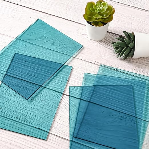 Lesnlok Cyan Acrylic Sheets 24 x 36 x 1/8 inch Thick 3mm Clear Colored - Image 5