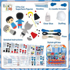 Superhero Sewing Kits for Little Kids 5 Easy Projects for Children Beginners - Image 3
