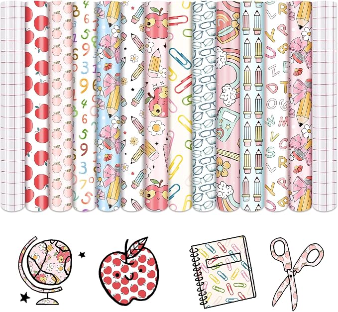 Tintnut Pencil Permanent Vinyl 12 Sheets 12x10in Teacher Adhesive Vinyl | by Tintnut