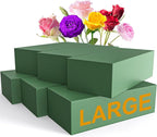 New 6 Pack Large Floral Flower Foam Blocks, Wet & Dry Florist Foam Styrofoam by AYNAUHX
