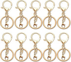 Gkeygo 10 Pack a Set Metal Lobster Claw Clasps and Key Rings, Key Chain - Image 9