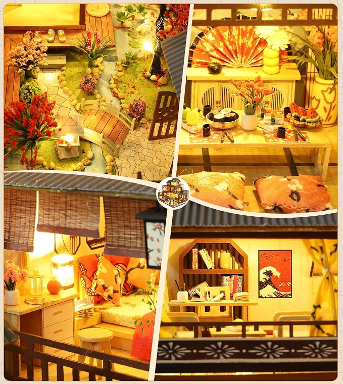 Spilay DIY Miniature House Kit for Adults, Japanese Miniature Dollhouse Kit | - Image 7