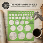 ALVIN, Circle Master Template, Drawing and Drafting Tool - Image 8