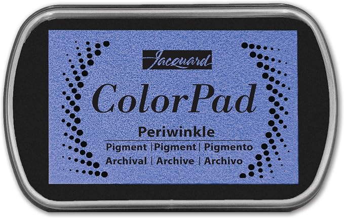 Jacquard ColorPad Archival Pigment Ink Stamp Pads- Periwinkle by Jacquard