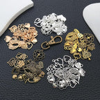 WOCRAFT 100pcs Heart Charms for Jewelry Making Assorted Jewelry Bangle Bracelet - Image 5