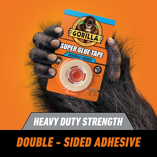 Gorilla Super Glue Tape, Double Sided, High Tack, 5/8in x 20ft - Image 4