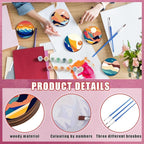 Reallnaive 8 Pcs Mountain Paint by Numbers Kit - Image 3