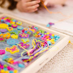 Melissa & Doug Created by Me! Bead Bouquet Deluxe Wooden Bead Set - Image 5