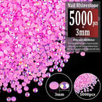 5000pcs 3mm Resin Rhinestones Bulk - Image 2