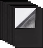 BENECREAT 8 Sheets 4mm EVA Paper Craft Foam Sheets 11.8x8.2" Black Foam Stickers by BENECREAT
