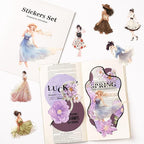 JOYCHOIC Scrapbook Stickers Set, Junk Journal Supplies, Aesthetic Transparent - Image 3