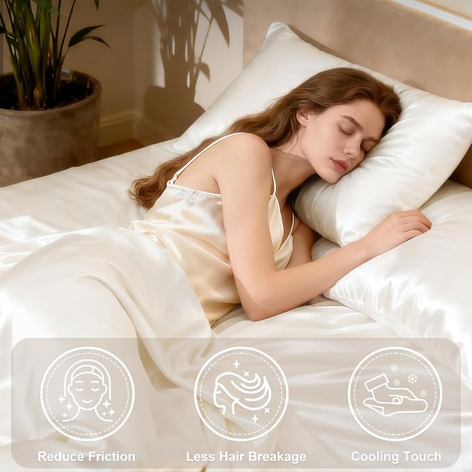 Love's cabin Twin XL Satin Sheet Sets - Image 3