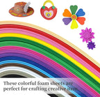 30 PCS EVA Foam Craft Sheets, 12 x 8 in, 2mm Thick Foam Boards - Image 5