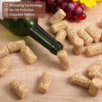 200Pack Straight Wine Cork, #8 Natural 7/8" x 1 3/4" Soft Wine Corks - Image 4