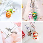 100PCS Swivel Snap Hooks with Key Rings, Lanyard Lobster Claw Clasps - Image 7