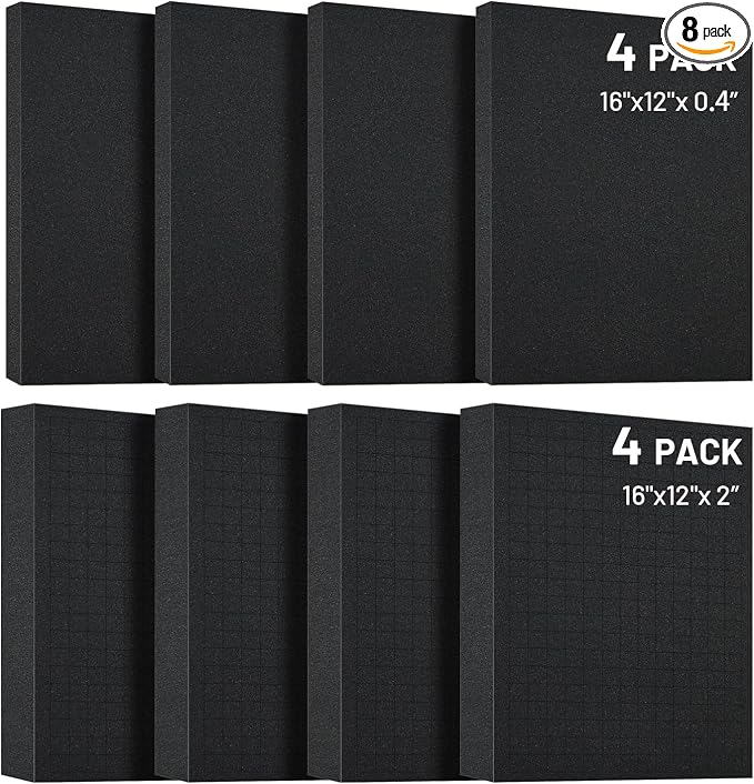 Dual-Thickness Case Foam Insert Kit 8PCS by Unknown