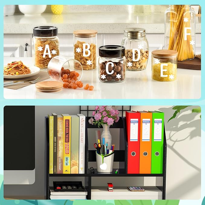 Letter Stickers 1 inch, Self-Adhesive Vinyl Waterproof ABC Letter Stickers - Image 6