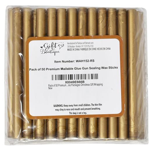 Pack of 50 Premium Mailable Glue Gun Sealing Wax Sticks - Image 8