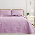 Exclusivo Mezcla Queen Quilt Bedding Set, Lightweight Lilac Quilts Queen Full by ExclusivoMezcla