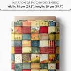 Patchwork Autumn Landscape Cotton Fabric Panel – 6 Designs + Bonus Sheet - Image 7