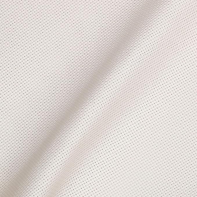 Aida Cloth 14 Count Cross Stitch Fabric, 19×28inch | Soft light beige has by Donmon