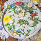 Yoksas 40 Pcs Large Vintage Shiny Flowers Stickers - Image 4