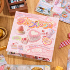Girl's Japanese Retro Sticker Book, Food and Daily Life Theme - Image 2