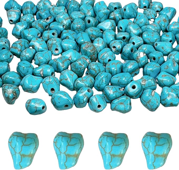 Turquoise Irregular Beads for Bracelet Making by PAMIRTONG