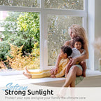 rabbitgoo Window Privacy Film, Stained Glass Cling, Sun Blocking Heat Control - Image 2
