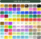 Artecho Watercolor Paint Set 100 Colors - Image 2