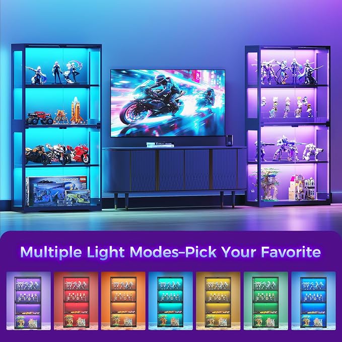AODK 2-Pack Display Cabinet - Image 5
