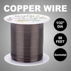BENECREAT 20 Gauge 32 Yards Jewelry Beading Wire Tarnish Resistant Copper Wire - Image 5
