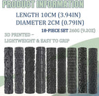 Texture Roller Set, containing 7 Types of Pattern Patterns, Suitable - Image 2