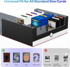 UAONO Card Storage Box for Trading Cards, 1800+ PU Leather Commander Card Deck - Image 2