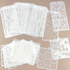 30 Pcs Abstract Layering Stencils - Image 7