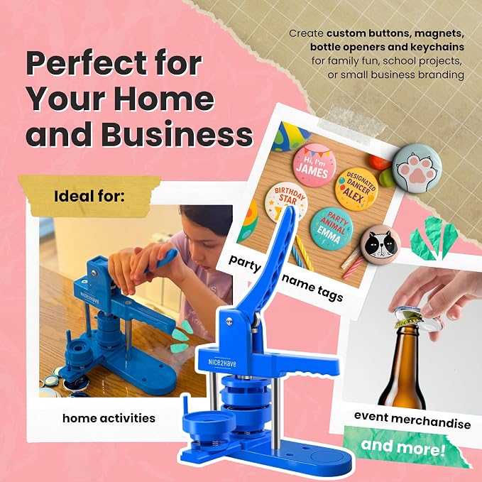 Button Maker Machine 3 Inch Pin Maker Kit - Image 5