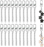 NCIWAN 20 PCS Keychain Making Kit Swivel Snap Hook Lobster Claw Clasps and by Unknown