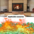 0.5lb Green Glass Marbles for Vase, Decorative Pebbles for Vase Fillers - Image 3