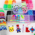 4500Pcs Glow in The Dark Pony Beads Bulk, 30 Colors Rainbow Kandi Bead - Image 3