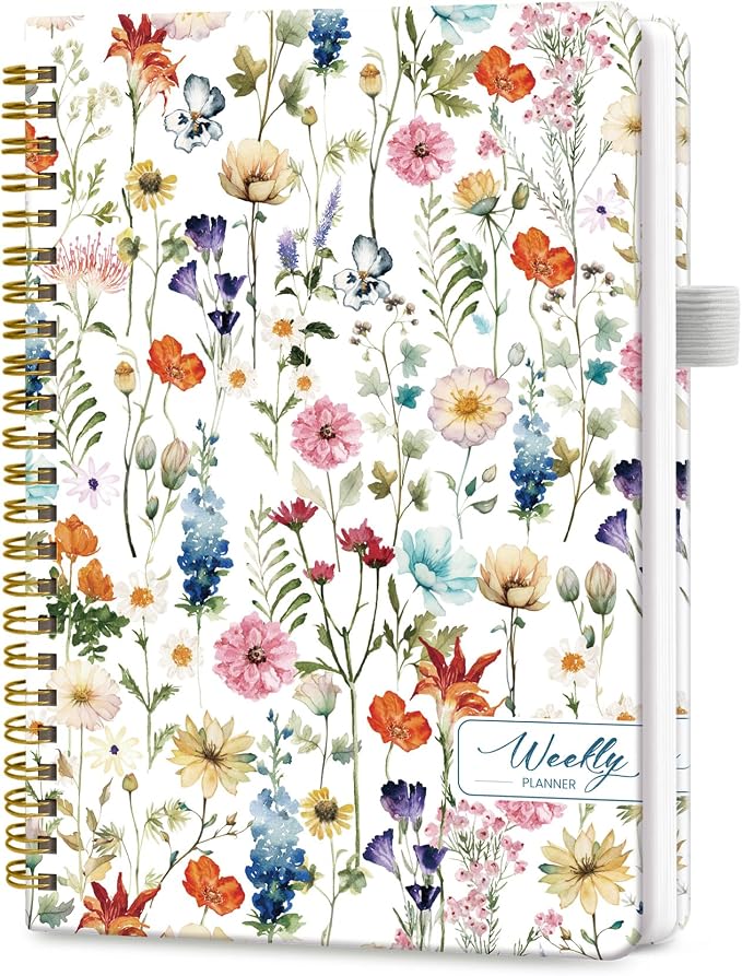 Undated Weekly Planner, Weekly To Do List Notebook by Taja